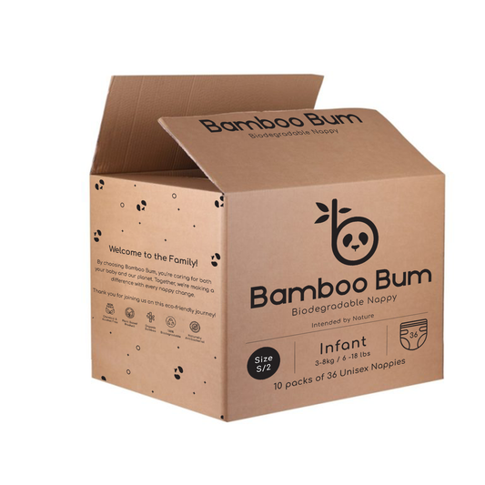 Eco-Luxe Bamboo Nappy Carton (Monthly Pack)